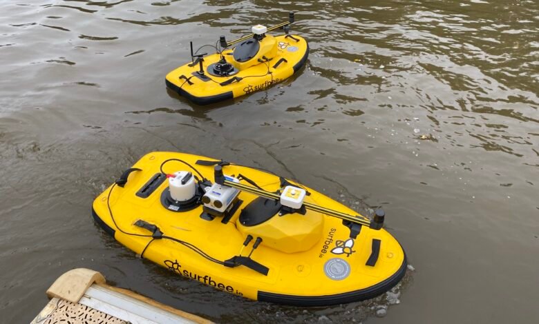 River monitoring drone boats arrive in the UK